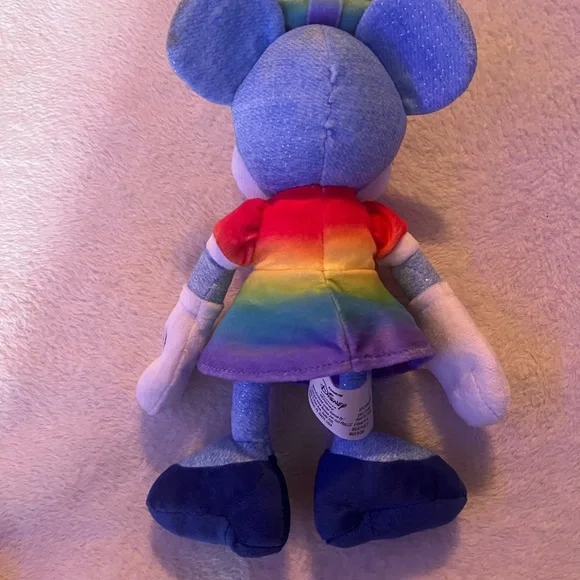 NEW Disney 10” Minnie Mouse PRIDE rainbow - Picture 4 of 6